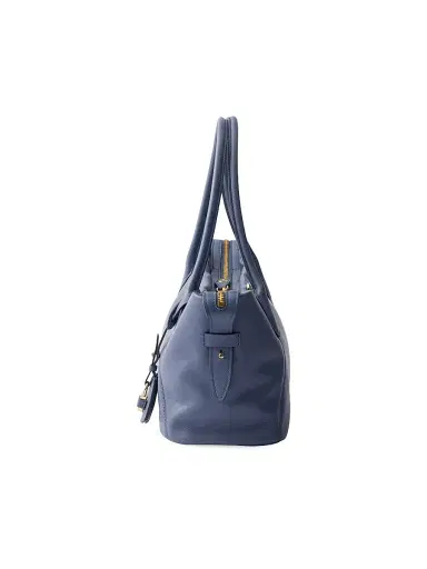 Prada Women's Leather Top Handle Bag - Blue | Thumbnail 7 Prada Women's Leather Top Handle Bag - Blue | Thumbnail 7