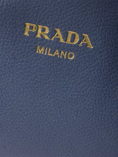 Prada Women's Leather Top Handle Bag - Blue | Thumbnail 8 Prada Women's Leather Top Handle Bag - Blue | Thumbnail 8