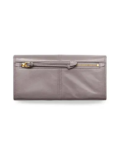 Prada Women's Large Leather Wallet - Grey | Thumbnail 3 Prada Women's Large Leather Wallet - Grey | Thumbnail 3