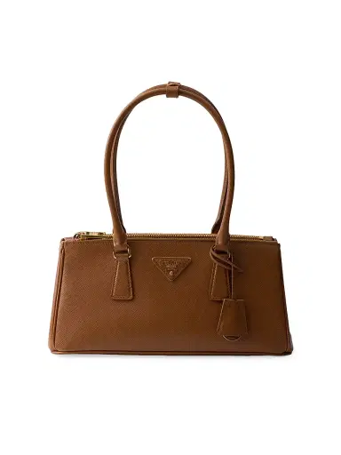 Prada Women's Galleria Saffiano Leather Top Handle Bag - Brown | Thumbnail 1 Prada Women's Galleria Saffiano Leather Top Handle Bag - Brown | Thumbnail 1
