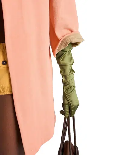 Prada Women's Old Piqué Coat - Orange - Size 2 | Thumbnail 6 Prada Women's Old Piqué Coat - Orange - Size 2 | Thumbnail 6