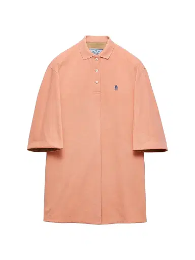 Prada Women's Old Piqué Coat - Orange - Size 2 | Thumbnail 1 Prada Women's Old Piqué Coat - Orange - Size 2 | Thumbnail 1