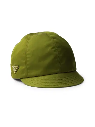 Prada Women's Re-Nylon Cap - Green | Thumbnail 1 Prada Women's Re-Nylon Cap - Green | Thumbnail 1