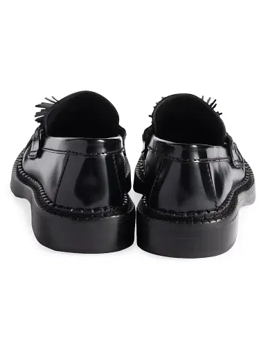 Miu Miu Women's Tassel Loafers in Polished Leather - Black - Size 7 | Thumbnail 3 Miu Miu Women's Tassel Loafers in Polished Leather - Black - Size 7 | Thumbnail 3
