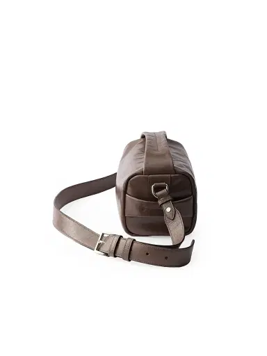 Prada Men's Leather Shoulder Bag - Light Brown | Thumbnail 5 Prada Men's Leather Shoulder Bag - Light Brown | Thumbnail 5