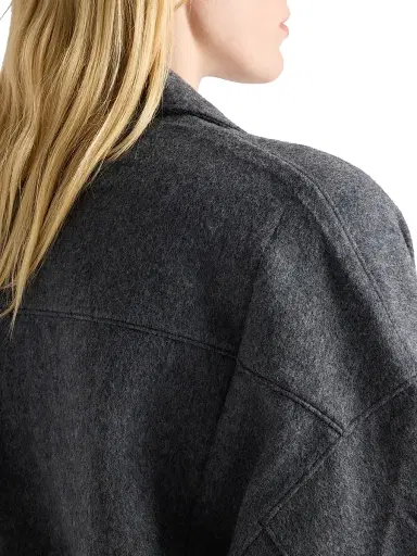 Prada Women's Jersey Blouson Jacket - Grey | Thumbnail 4 Prada Women's Jersey Blouson Jacket - Grey | Thumbnail 4