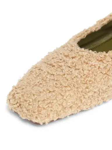 Maria Luca Women's Augusta Teddy Ballet Flats - Light Beige - Size 9 | Thumbnail 6 Maria Luca Women's Augusta Teddy Ballet Flats - Light Beige - Size 9 | Thumbnail 6