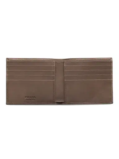 Prada Men's Re-Nylon and Leather Wallet | Thumbnail 2 Prada Men's Re-Nylon and Leather Wallet | Thumbnail 2