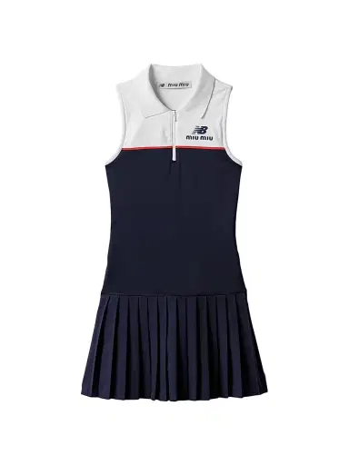 Miu Miu Women's New Balance x with Coco Gauff Stretch Technical Jersey Dress - Blue - Size Large | Thumbnail 1 Miu Miu Women's New Balance x with Coco Gauff Stretch Technical Jersey Dress - Blue - Size Large | Thumbnail 1
