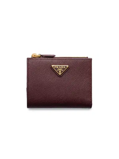 Prada Women's Small Saffiano Leather Wallet | Thumbnail 1 Prada Women's Small Saffiano Leather Wallet | Thumbnail 1