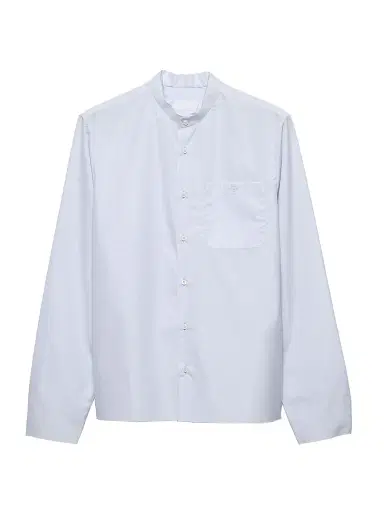 Prada Men's Cotton Shirt - Blue | Thumbnail 1 Prada Men's Cotton Shirt - Blue | Thumbnail 1