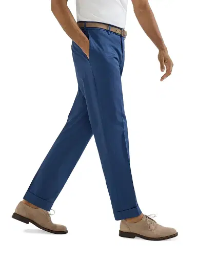 Brunello Cucinelli Men's Garment Dyed Italian Fit Trousers - Denim | Thumbnail 5 Brunello Cucinelli Men's Garment Dyed Italian Fit Trousers - Denim | Thumbnail 5