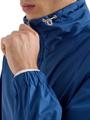 Brunello Cucinelli Men's Lightweight Nylon Unlined Outerwear Jacket with Hood | Thumbnail 4 Brunello Cucinelli Men's Lightweight Nylon Unlined Outerwear Jacket with Hood | Thumbnail 4