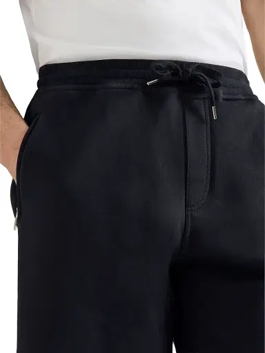 Brunello Cucinelli Men's Techno Cotton French Terry Bermuda Shorts - Black | Thumbnail 5 Brunello Cucinelli Men's Techno Cotton French Terry Bermuda Shorts - Black | Thumbnail 5