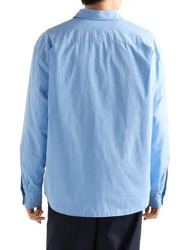 Prada Men's Cotton Shirt - Sky Blue | Thumbnail 4 Prada Men's Cotton Shirt - Sky Blue | Thumbnail 4
