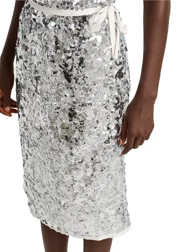 Prada Women's Embroidered Sequin Skirt - Assorted | Thumbnail 4 Prada Women's Embroidered Sequin Skirt - Assorted | Thumbnail 4