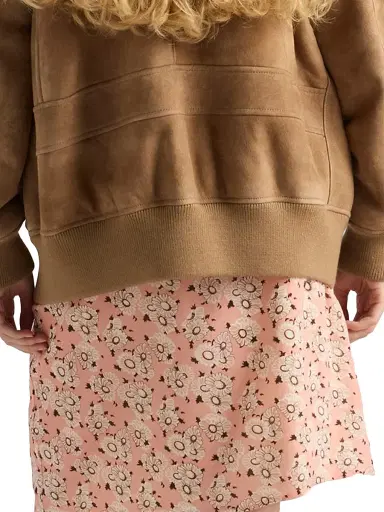 Prada Women's Floral Print Georgette Skirt - Pink | Thumbnail 4 Prada Women's Floral Print Georgette Skirt - Pink | Thumbnail 4