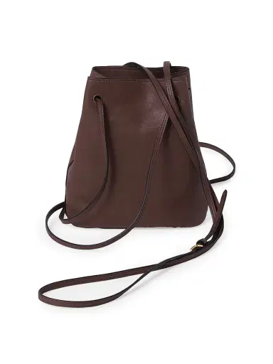 Miu Miu Women's Nappa Leather Mini Bucket Bag - Dark Brown | Thumbnail 3 Miu Miu Women's Nappa Leather Mini Bucket Bag - Dark Brown | Thumbnail 3