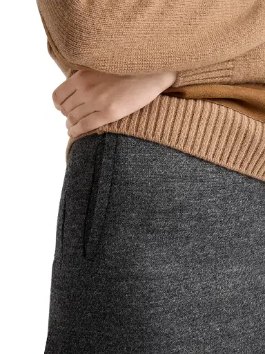 Prada Women's Rush Stitch Skirt - Grey | Thumbnail 5 Prada Women's Rush Stitch Skirt - Grey | Thumbnail 5