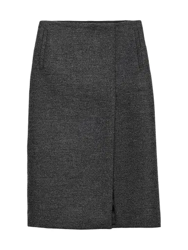 Prada Women's Rush Stitch Skirt - Grey | Thumbnail 1 Prada Women's Rush Stitch Skirt - Grey | Thumbnail 1