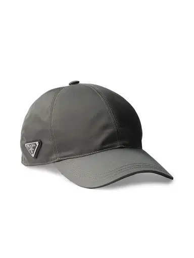 Prada Men's Re-Nylon Baseball Cap - Grey Green - Size XL | Thumbnail 1 Prada Men's Re-Nylon Baseball Cap - Grey Green - Size XL | Thumbnail 1