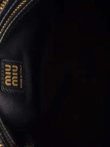 Miu Miu Women's Matelassé Nappa Leather Shoulder Bag - Black | Thumbnail 4 Miu Miu Women's Matelassé Nappa Leather Shoulder Bag - Black | Thumbnail 4
