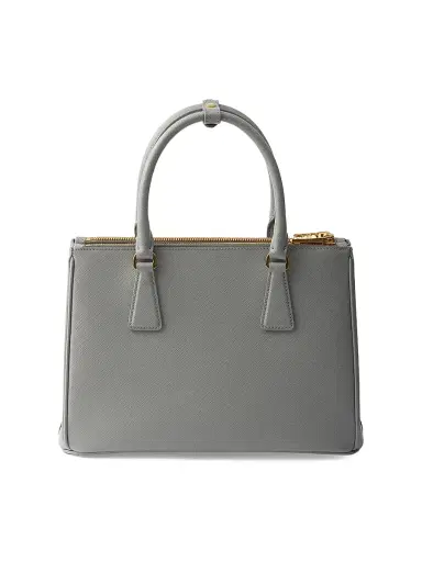 Prada Women's Galleria Saffiano Leather Top Handle Bag Grey | Thumbnail 3 Prada Women's Galleria Saffiano Leather Top Handle Bag Grey | Thumbnail 3