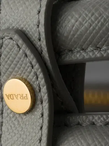 Prada Women's Galleria Saffiano Leather Top Handle Bag Grey | Thumbnail 5 Prada Women's Galleria Saffiano Leather Top Handle Bag Grey | Thumbnail 5