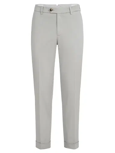 Brunello Cucinelli Men's Garment Dyed Italian Fit Trousers | Thumbnail 1 Brunello Cucinelli Men's Garment Dyed Italian Fit Trousers | Thumbnail 1
