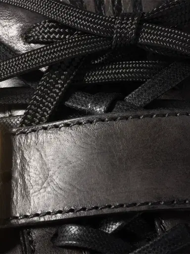 Miu Miu Women's Leather Sneakers with Buckle - Black | Thumbnail 3 Miu Miu Women's Leather Sneakers with Buckle - Black | Thumbnail 3