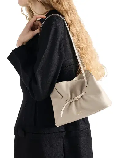 Prada Women's Small Dada Nappa Leather Shoulder Bag - Beige Khaki | Thumbnail 2 Prada Women's Small Dada Nappa Leather Shoulder Bag - Beige Khaki | Thumbnail 2