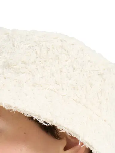 Brunello Cucinelli Women's Fuzzy Dyed Denim Bucket Hat - | Thumbnail 2 Brunello Cucinelli Women's Fuzzy Dyed Denim Bucket Hat - | Thumbnail 2