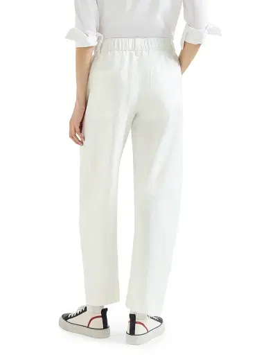 Brunello Cucinelli Women's Nylon Ergonomic Track Trousers | Thumbnail 3 Brunello Cucinelli Women's Nylon Ergonomic Track Trousers | Thumbnail 3