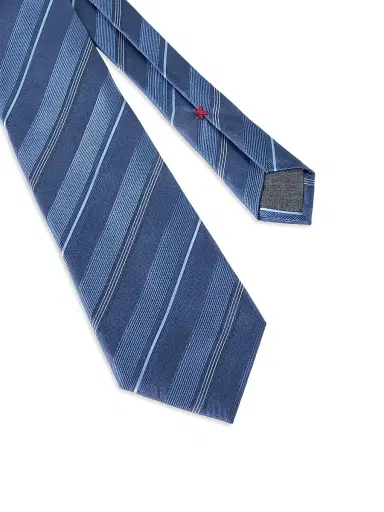 Brunello Cucinelli Men's Striped Silk Tie | Thumbnail 3 Brunello Cucinelli Men's Striped Silk Tie | Thumbnail 3