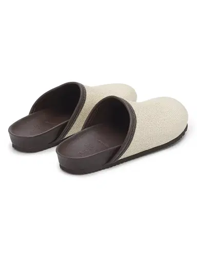 Brunello Cucinelli Women's Micro Raffia Slippers | Thumbnail 3 Brunello Cucinelli Women's Micro Raffia Slippers | Thumbnail 3