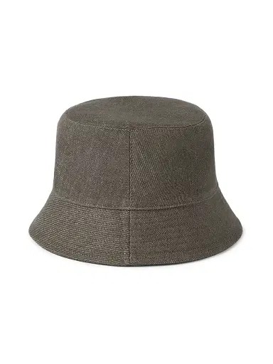 Brunello Cucinelli Women's Sparkling No Fade Denim Bucket Hat with Monili - Green | Thumbnail 2 Brunello Cucinelli Women's Sparkling No Fade Denim Bucket Hat with Monili - Green | Thumbnail 2