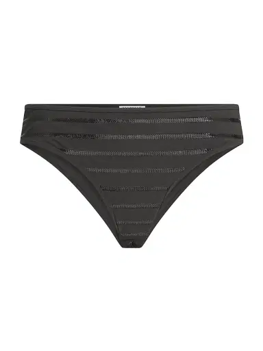 Brunello Cucinelli Women's Dazzling Stripes Bikini Bottoms in Techno Jersey with Monili | Thumbnail 1 Brunello Cucinelli Women's Dazzling Stripes Bikini Bottoms in Techno Jersey with Monili | Thumbnail 1