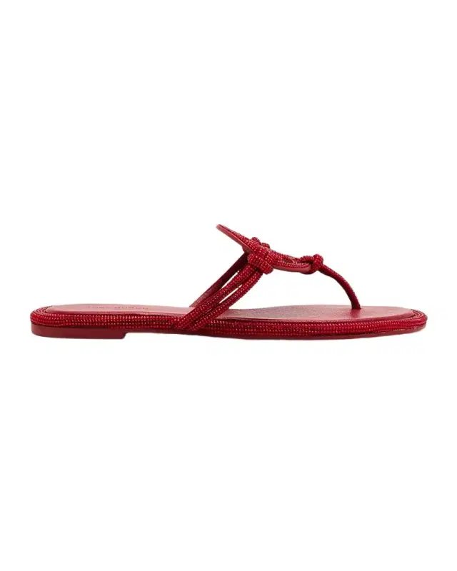 Miller Pave Leather Logo Sandals Miller Pave Leather Logo Sandals