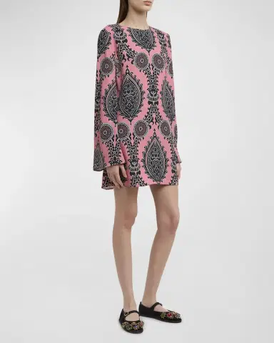 La DoubleJ Supremes Long-Sleeve Mini Swing Dress | Thumbnail 2 La DoubleJ Supremes Long-Sleeve Mini Swing Dress | Thumbnail 2