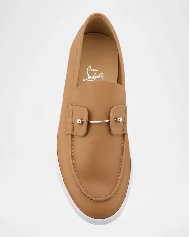 Christian Louboutin Men's Chambeliboat Leather Slip-On | Thumbnail 6 Christian Louboutin Men's Chambeliboat Leather Slip-On | Thumbnail 6