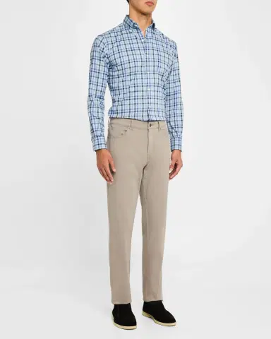 Peter Millar Men 's Signature Sateen 5-Pocket Pants | Thumbnail 2 Peter Millar Men 's Signature Sateen 5-Pocket Pants | Thumbnail 2