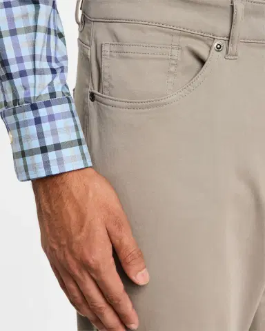 Peter Millar Men 's Signature Sateen 5-Pocket Pants | Thumbnail 5 Peter Millar Men 's Signature Sateen 5-Pocket Pants | Thumbnail 5