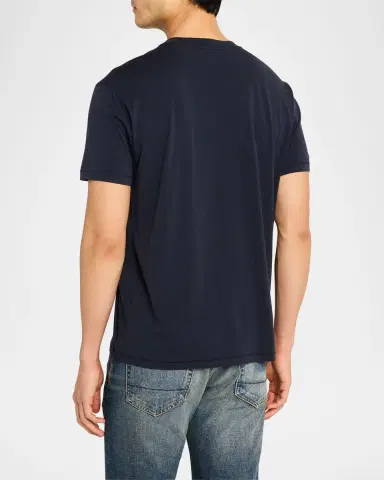 Tom Ford Men's Lyocell-Cotton Crewneck T-Shirt | Thumbnail 3 Tom Ford Men's Lyocell-Cotton Crewneck T-Shirt | Thumbnail 3