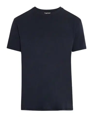 Tom Ford Men's Lyocell-Cotton Crewneck T-Shirt | Thumbnail 1 Tom Ford Men's Lyocell-Cotton Crewneck T-Shirt | Thumbnail 1