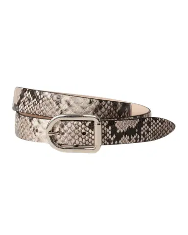 Déhanche Mija Snake-Embossed Leather Skinny Belt | Thumbnail 1 Déhanche Mija Snake-Embossed Leather Skinny Belt | Thumbnail 1