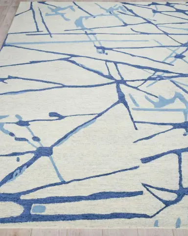 Exquisite Rugs Mystic Hand-Tufted Navy Rug | Thumbnail 2 Exquisite Rugs Mystic Hand-Tufted Navy Rug | Thumbnail 2