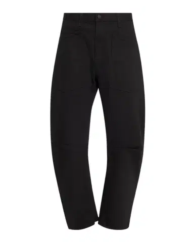 Nili Lotan Shon Curved Denim Pants | Thumbnail 1 Nili Lotan Shon Curved Denim Pants | Thumbnail 1