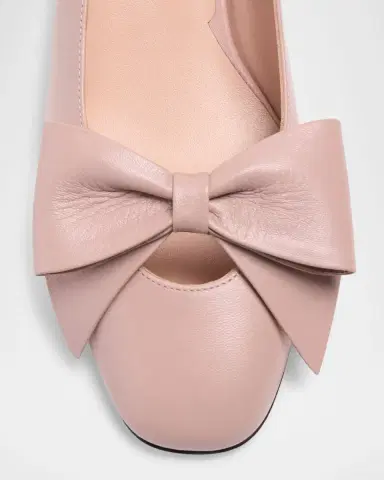 Valentino Garavani Bowow Leather Pumps | Thumbnail 6 Valentino Garavani Bowow Leather Pumps | Thumbnail 6