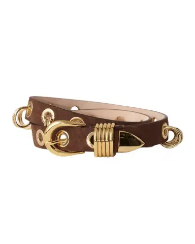 Déhanche Revenge Ring Grommet Suede Belt | Thumbnail 1 Déhanche Revenge Ring Grommet Suede Belt | Thumbnail 1