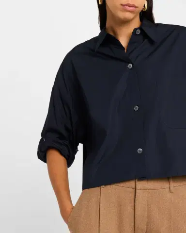 TWP Next Ex Cropped Shirt in Superfine Cotton | Thumbnail 5 TWP Next Ex Cropped Shirt in Superfine Cotton | Thumbnail 5